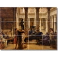 thumbnail image 1 of Ceramic Tile Mural-Lawrence Alma-Tadema Historical Shower Tile Mural 14. 32" w x 24" h using (12) 8 x 8 ceramic tiles, 1 of 3