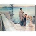 thumbnail image 1 of Ceramic Tile Mural-Lawrence Alma-Tadema Mother Child Painting 22. 17" w x 12.75" h using (12) 4.25 x 4.25 ceramic tiles, 1 of 3