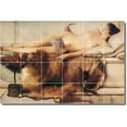 thumbnail image 1 of Ceramic Tile Mural-Lawrence Alma-Tadema Nudes Painting 182. 25.5" w x 17" h using (24) 4.25 x 4.25 ceramic tiles, 1 of 3