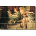 thumbnail image 1 of Ceramic Tile Mural-Lawrence Alma-Tadema Women Painting 179. 72" w x 48" h using (24) 12 x 12 ceramic tiles, 1 of 3