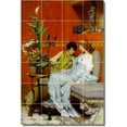 thumbnail image 1 of Ceramic Tile Mural-Lawrence Alma-Tadema Women Painting 180. 48" w x 72" h using (24) 12 x 12 ceramic tiles, 1 of 3