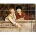 thumbnail image 1 of Ceramic Tile Mural-Lawrence Alma-Tadema Women Painting 184. 21.25" w x 17" h using (20) 4.25 x 4.25 ceramic tiles, 1 of 3