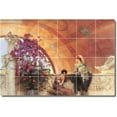 thumbnail image 1 of Ceramic Tile Mural-Lawrence Alma-Tadema Women Painting 201. 25.5" w x 17" h using (24) 4.25 x 4.25 ceramic tiles, 1 of 3
