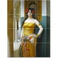 thumbnail image 1 of Ceramic Tile Mural-Leon Francois Comerre Women Painting 208. 36" w x 48" h using (12) 12 x 12 ceramic tiles, 1 of 3