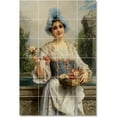 thumbnail image 1 of Ceramic Tile Mural-Leon Francois Comerre Women Painting 214. 17" w x 25.5" h using (24) 4.25 x 4.25 ceramic tiles, 1 of 3