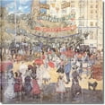 thumbnail image 1 of Ceramic Tile Mural-Maurice Prendergast City Custom Tile Mural 11. 21.25" w x 21.25" h using (25) 4.25 x 4.25 ceramic tiles, 1 of 3