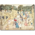 thumbnail image 1 of Ceramic Tile Mural-Maurice Prendergast City Custom Tile Mural 12. 17" w x 12.75" h using (12) 4.25 x 4.25 ceramic tiles, 1 of 3