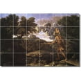 thumbnail image 1 of Ceramic Tile Mural-Nicholas Poussin Landscapes Painting 383. 48" w x 32" h using (24) 8 x 8 ceramic tiles, 1 of 3