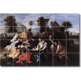 thumbnail image 1 of Ceramic Tile Mural-Nicholas Poussin Mythology 19. 72" w x 48" h using (24) 12 x 12 ceramic tiles, 1 of 3