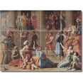 thumbnail image 1 of Ceramic Tile Mural-Nicholas Poussin Religious Floor Tile Mural 18. 32" w x 24" h using (12) 8 x 8 ceramic tiles, 1 of 3
