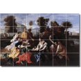 thumbnail image 1 of Ceramic Tile Mural-Nicholas Poussin Religious Shower Tile Mural 24. 48" w x 32" h using (24) 8 x 8 ceramic tiles, 1 of 3