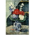 thumbnail image 1 of Ceramic Tile Mural-Paul Cezanne Flowers Tile Mural Modern Home Renovations. 32" w x 48" h using (24) 8 x 8 ceramic tiles, 1 of 3