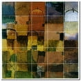 thumbnail image 1 of Ceramic Tile Mural-Paul Klee Abstract Custom Tile Mural 16. 60" w x 60" h using (25) 12 x 12 ceramic tiles, 1 of 3