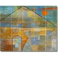 thumbnail image 1 of Ceramic Tile Mural-Paul Klee Abstract Painting 31. 60" w x 48" h using (20) 12 x 12 ceramic tiles, 1 of 3