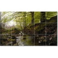 thumbnail image 1 of Ceramic Tile Mural-Peder Mork Monsted Country Painting 312. 60" w x 36" h using (15) 12 x 12 ceramic tiles, 1 of 3
