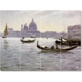 thumbnail image 1 of Ceramic Tile Mural-Peder Mork Monsted Ship Boat Painting 161. 24" w x 18" h using (12) 6 x 6 ceramic tiles, 1 of 3