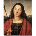 thumbnail image 1 of Ceramic Tile Mural-Raphael Men Painting 6. 32" w x 40" h using (20) 8 x 8 ceramic tiles, 1 of 3