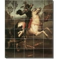 thumbnail image 1 of Ceramic Tile Mural-Raphael Mythology Shower Tile Mural 12. 21.25" w x 25.5" h using (30) 4.25 x 4.25 ceramic tiles, 1 of 3