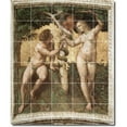 thumbnail image 1 of Ceramic Tile Mural-Raphael Religious 24. 21.25" w x 25.5" h using (30) 4.25 x 4.25 ceramic tiles, 1 of 3