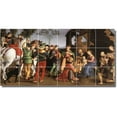 thumbnail image 1 of Ceramic Tile Mural-Raphael Religious Kitchen Tile Mural 3. 48" w x 24" h using (18) 8 x 8 ceramic tiles, 1 of 3