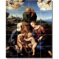 thumbnail image 1 of Ceramic Tile Mural-Raphael Religious Shower Tile Mural 8. 24" w x 30" h using (20) 6 x 6 ceramic tiles, 1 of 3