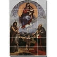 thumbnail image 1 of Ceramic Tile Mural-Raphael Religious Wall Tile Mural 16. 17" w x 25.5" h using (24) 4.25 x 4.25 ceramic tiles, 1 of 3