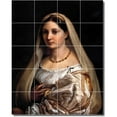 thumbnail image 1 of Ceramic Tile Mural-Raphael Women Painting 233. 17" w x 21.25" h using (20) 4.25 x 4.25 ceramic tiles, 1 of 3