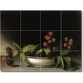 thumbnail image 1 of Ceramic Tile Mural-Raphaelle Peale Fruit Vegetables Kitchen Tile Mural 1. 24" w x 18" h using (12) 6 x 6 ceramic tiles, 1 of 3