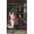 thumbnail image 1 of Ceramic Tile Mural-Rogier Weyden Angels Custom Tile Mural 29. 24" w x 40" h using (15) 8 x 8 ceramic tiles, 1 of 3
