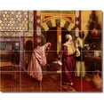 thumbnail image 1 of Ceramic Tile Mural-Rudolf Ernst Historical Bathroom Tile Mural 11. 40" w x 32" h using (20) 8 x 8 ceramic tiles, 1 of 3