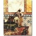 thumbnail image 1 of Ceramic Tile Mural-Rudolf Ernst Historical Custom Tile Mural 18. 32" w x 40" h using (20) 8 x 8 ceramic tiles, 1 of 3