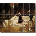 thumbnail image 1 of Ceramic Tile Mural-Rudolf Ernst Historical Custom Tile Mural 19. 25.5" w x 21.25" h using (30) 4.25 x 4.25 ceramic tiles, 1 of 3