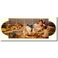 thumbnail image 1 of Ceramic Tile Mural-Rudolf Ernst Mother Child Painting 41. 56" w x 24" h using (21) 8 x 8 ceramic tiles, 1 of 3