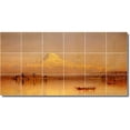 thumbnail image 1 of Ceramic Tile Mural-Sanford Gifford Landscapes Painting 404. 25.5" w x 12.75" h using (18) 4.25 x 4.25 ceramic tiles, 1 of 3