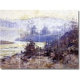 thumbnail image 1 of Ceramic Tile Mural-Theodore Steele Country Painting 336. 17" w x 12.75" h using (12) 4.25 x 4.25 ceramic tiles, 1 of 3