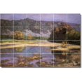 thumbnail image 1 of Ceramic Tile Mural-Theodore Steele Landscapes Painting 425. 36" w x 24" h using (24) 6 x 6 ceramic tiles, 1 of 3