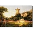 thumbnail image 1 of Ceramic Tile Mural-Thomas Cole Historical Kitchen Tile Mural 16. 25.5" w x 17" h using (24) 4.25 x 4.25 ceramic tiles, 1 of 3