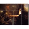 thumbnail image 1 of Ceramic Tile Mural-Thomas Cole Landscapes Painting 436. 32" w x 24" h using (12) 8 x 8 ceramic tiles, 1 of 3