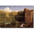 thumbnail image 1 of Ceramic Tile Mural-Thomas Cole Landscapes Painting 438. 36" w x 24" h using (24) 6 x 6 ceramic tiles, 1 of 3