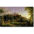 thumbnail image 1 of Ceramic Tile Mural-Thomas Cole Landscapes Painting 477. 21.25" w x 12.75" h using (15) 4.25 x 4.25 ceramic tiles, 1 of 3