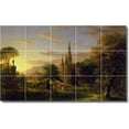 thumbnail image 1 of Ceramic Tile Mural-Thomas Cole Landscapes Painting 484. 40" w x 24" h using (15) 8 x 8 ceramic tiles, 1 of 3