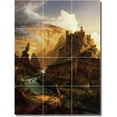 thumbnail image 1 of Ceramic Tile Mural-Thomas Cole Landscapes Painting 492. 12.75" w x 17" h using (12) 4.25 x 4.25 ceramic tiles, 1 of 3