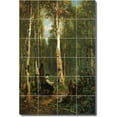 thumbnail image 1 of Ceramic Tile Mural-Thomas Hill Country Painting 351. 32" w x 48" h using (24) 8 x 8 ceramic tiles, 1 of 3