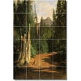 thumbnail image 1 of Ceramic Tile Mural-Thomas Hill Landscapes Painting 503. 24" w x 36" h using (24) 6 x 6 ceramic tiles, 1 of 3