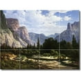 thumbnail image 1 of Ceramic Tile Mural-Thomas Hill Landscapes Painting 510. 48" w x 36" h using (12) 12 x 12 ceramic tiles, 1 of 3