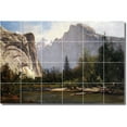 thumbnail image 1 of Ceramic Tile Mural-Thomas Hill Landscapes Painting 511. 48" w x 32" h using (24) 8 x 8 ceramic tiles, 1 of 3