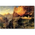 thumbnail image 1 of Ceramic Tile Mural-Thomas Moran Landscapes Painting 534. 36" w x 24" h using (24) 6 x 6 ceramic tiles, 1 of 3