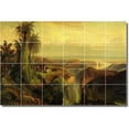thumbnail image 1 of Ceramic Tile Mural-Thomas Moran Landscapes Painting 559. 25.5" w x 17" h using (24) 4.25 x 4.25 ceramic tiles, 1 of 3
