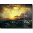 thumbnail image 1 of Ceramic Tile Mural-Thomas Moran Waterfront Painting 360. 48" w x 36" h using (12) 12 x 12 ceramic tiles, 1 of 3