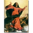 thumbnail image 1 of Ceramic Tile Mural-Titian Religious Kitchen Tile Mural 15. 12.75" w x 17" h using (12) 4.25 x 4.25 ceramic tiles, 1 of 3